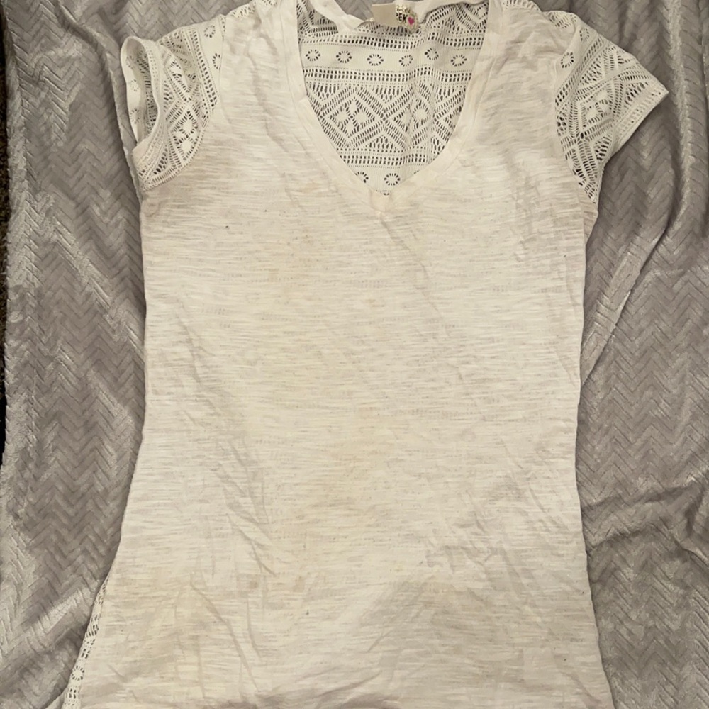 Derek heart lace top